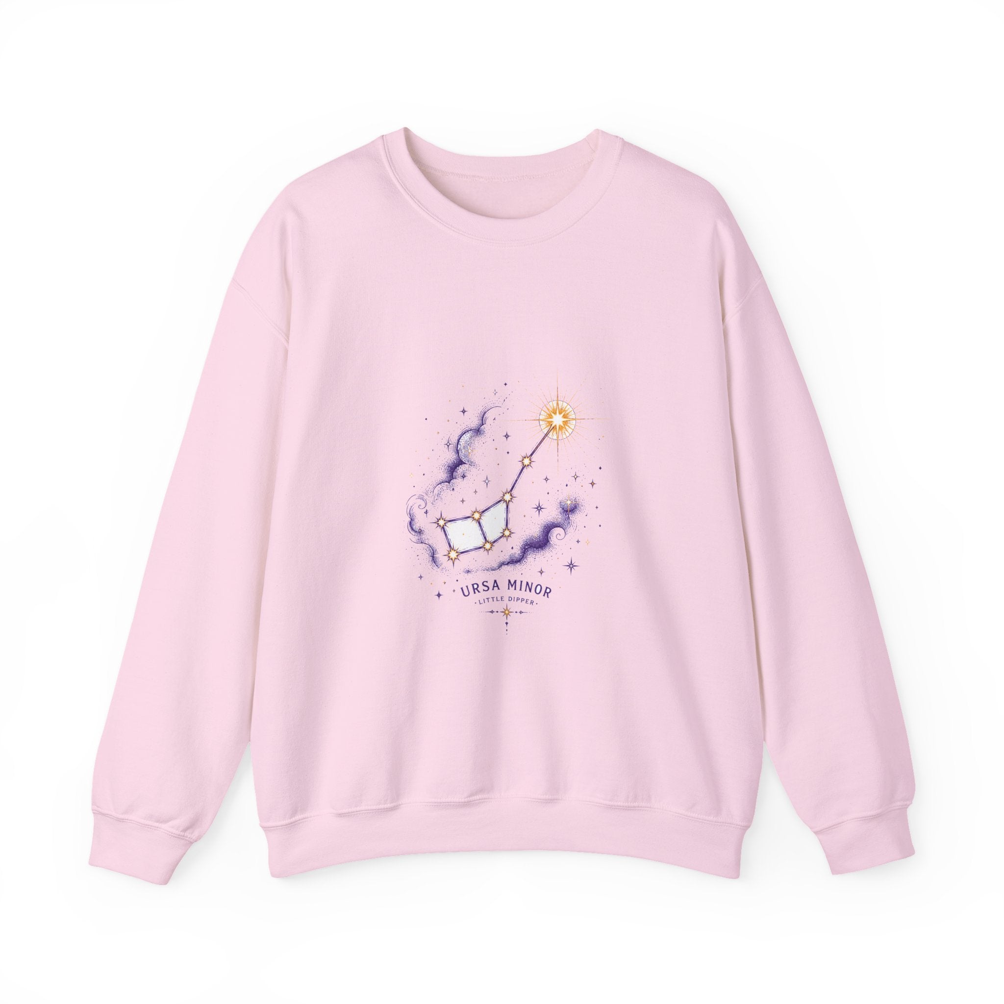 Matching Couple Sweatshirt - Big & Little Dipper Matching Couple Crewneck Sweatshirt Hand-Drawn Art His Hers Best Friend Gift - Design B