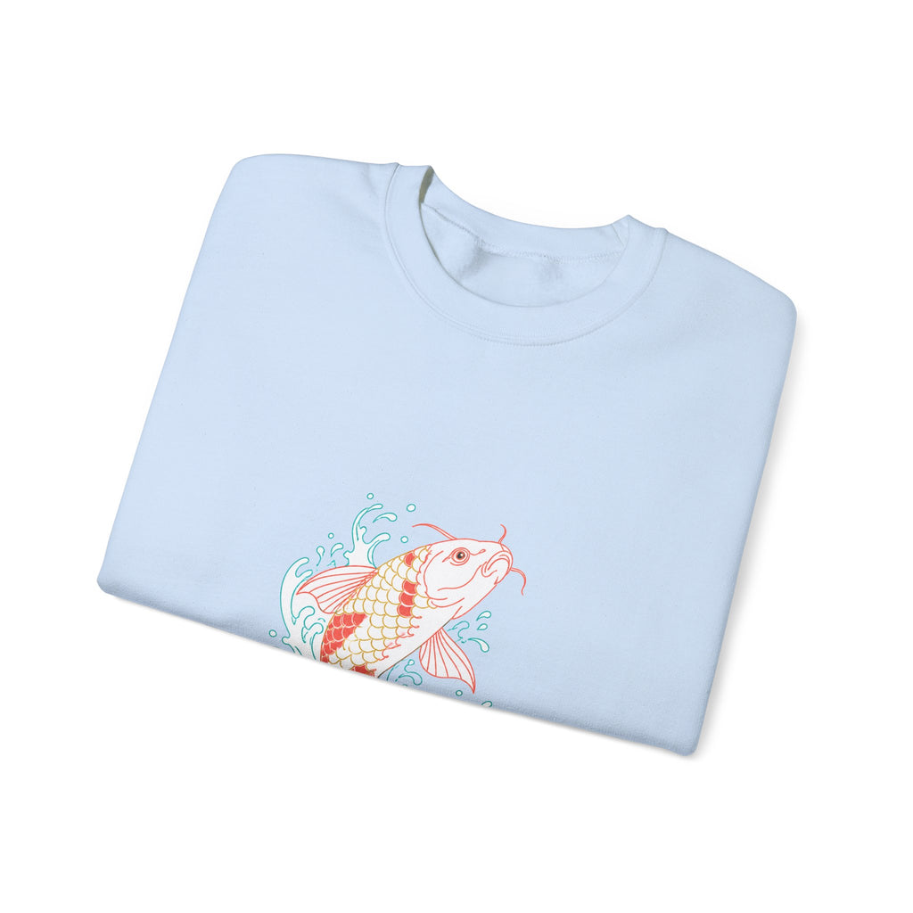 Matching Couple Sweatshirt - Koi Fish Yin Yang Matching Couple Premium Fleece Sweatshirt Minimalist Art His Hers Christmas Gift - Design A