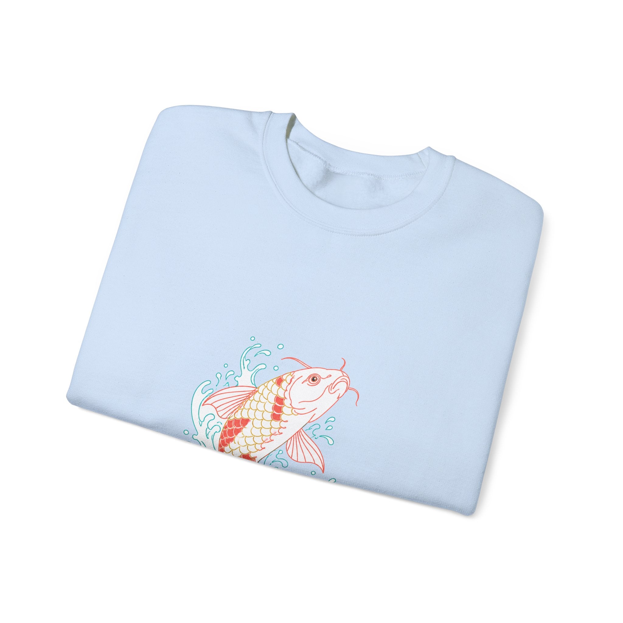 Matching Couple Sweatshirt - Koi Fish Yin Yang Matching Couple Premium Fleece Sweatshirt Minimalist Art His Hers Christmas Gift - Design A