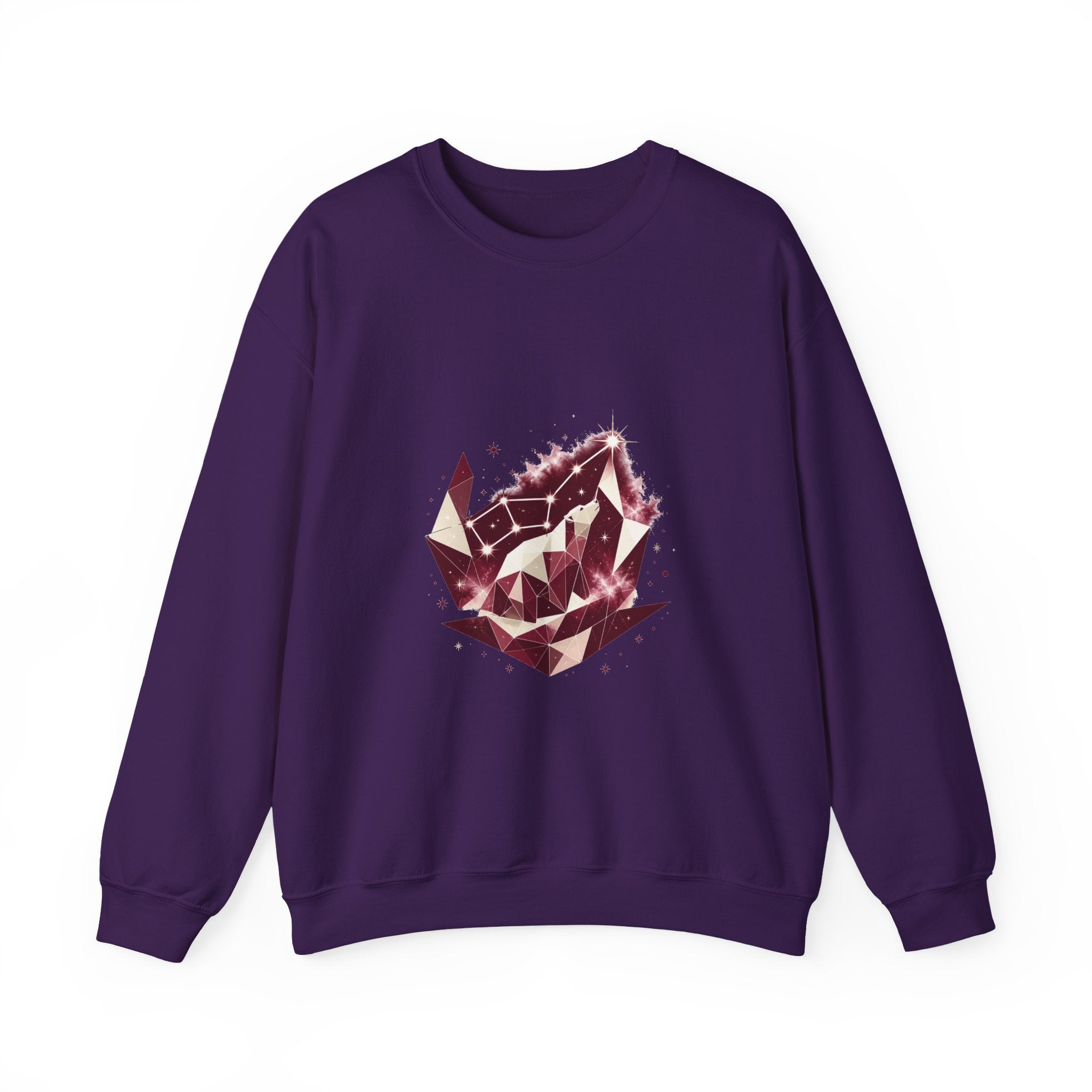 Matching Couple Sweatshirt - Big & Little Dipper Matching Couple Comfort Colors Crew Geometric Art His Hers Love Gift - Design B