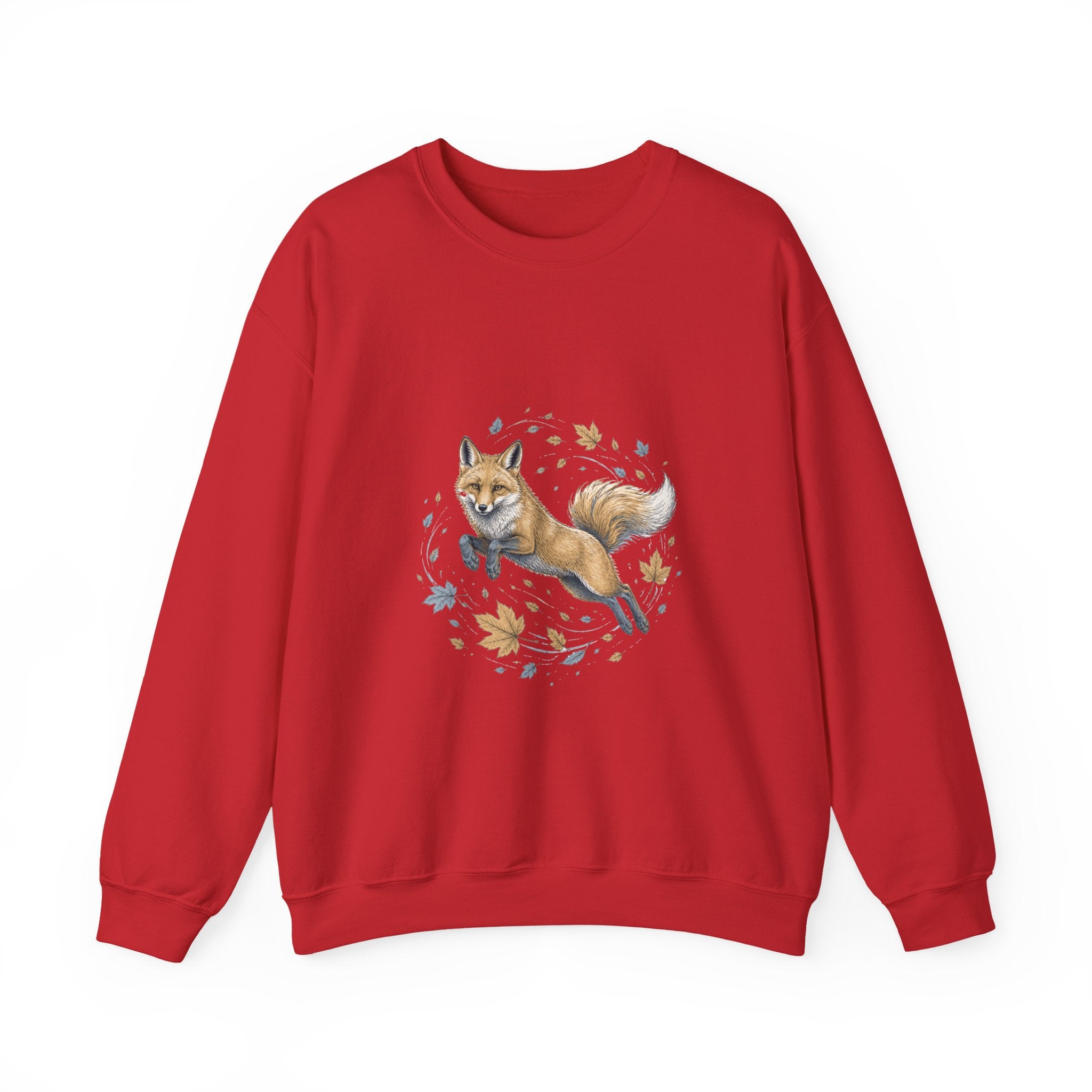 Matching Couple Sweatshirt - Fox & Rabbit Matching Couple Crewneck Sweatshirt Hand-Drawn Art His Hers Best Friend Gift - Design A