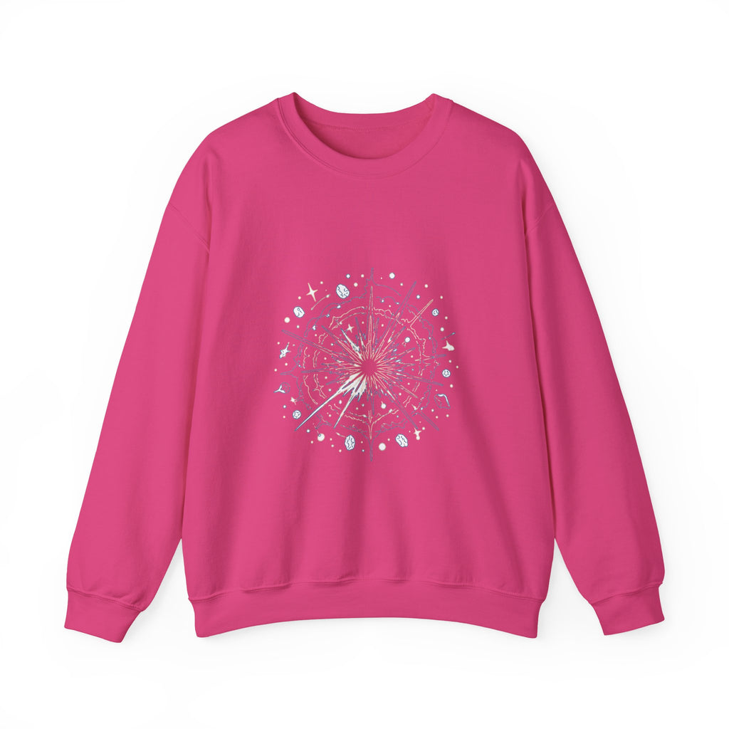 Matching Couple Sweatshirt - Galaxy & Supernova Matching Couple Premium Fleece Sweatshirt Minimalist Art His Hers Christmas Gift - Design B