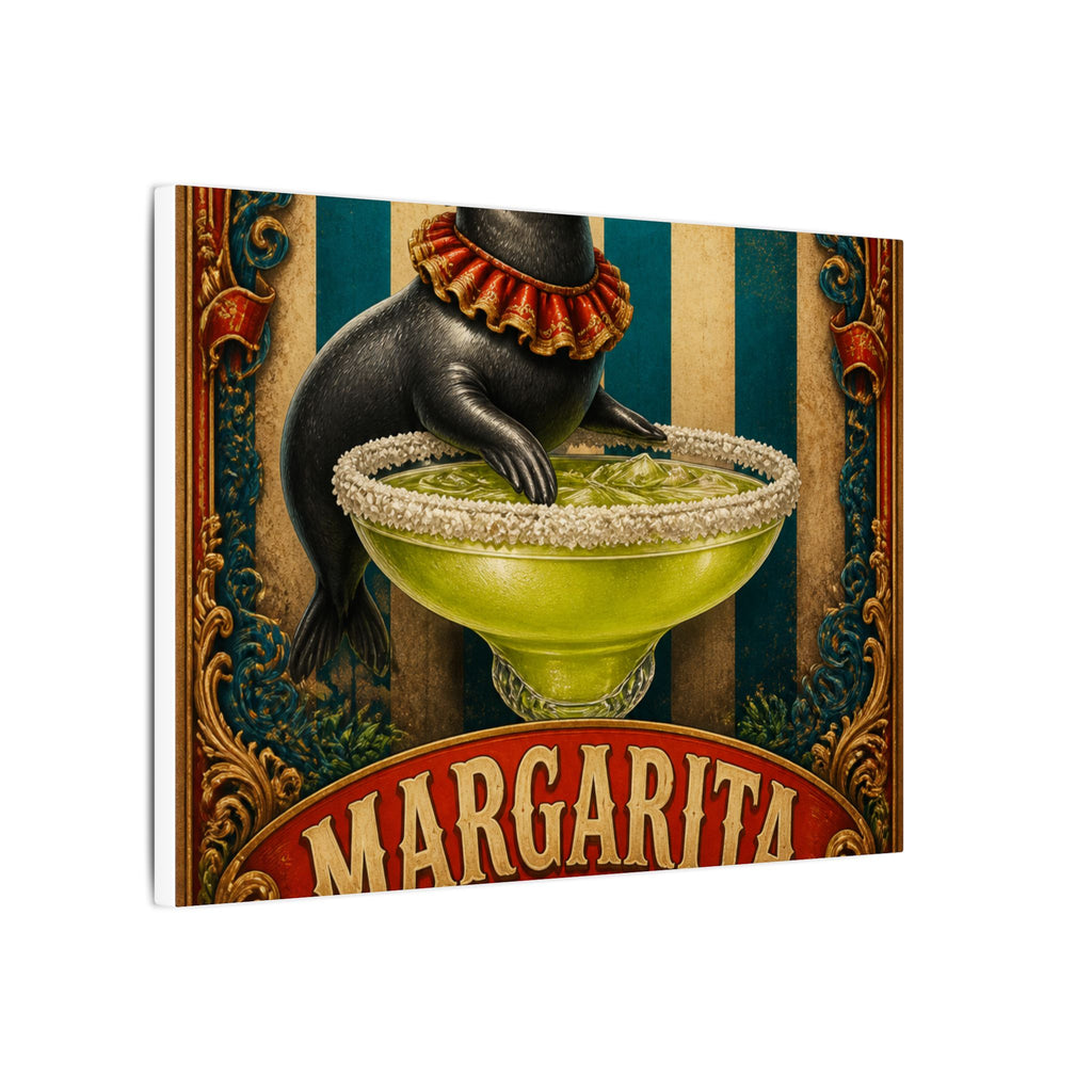 Margarita Balancing Seal Wall Art Canvas 24×36 Baroque Studio Decor Maximalist Print