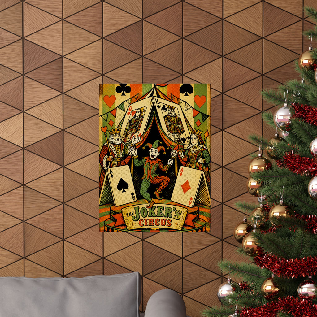 Playing Cards Tent Wall Art Poster 18×24 Pop Art Living Room Decor Maximalist Print