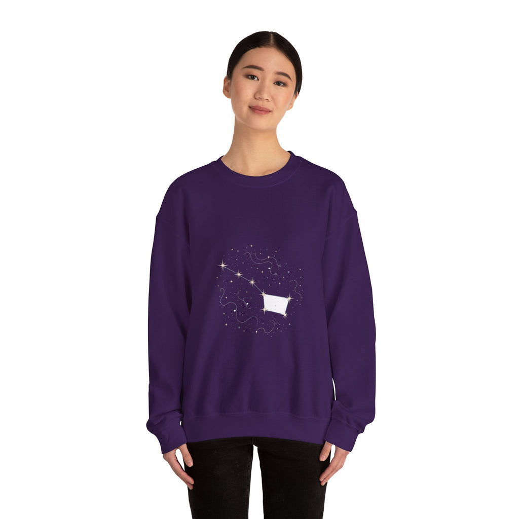 Matching Couple Sweatshirt - Big & Little Dipper Matching Couple Comfort Colors Crew Minimalist Art His Hers Christmas Gift - Design A