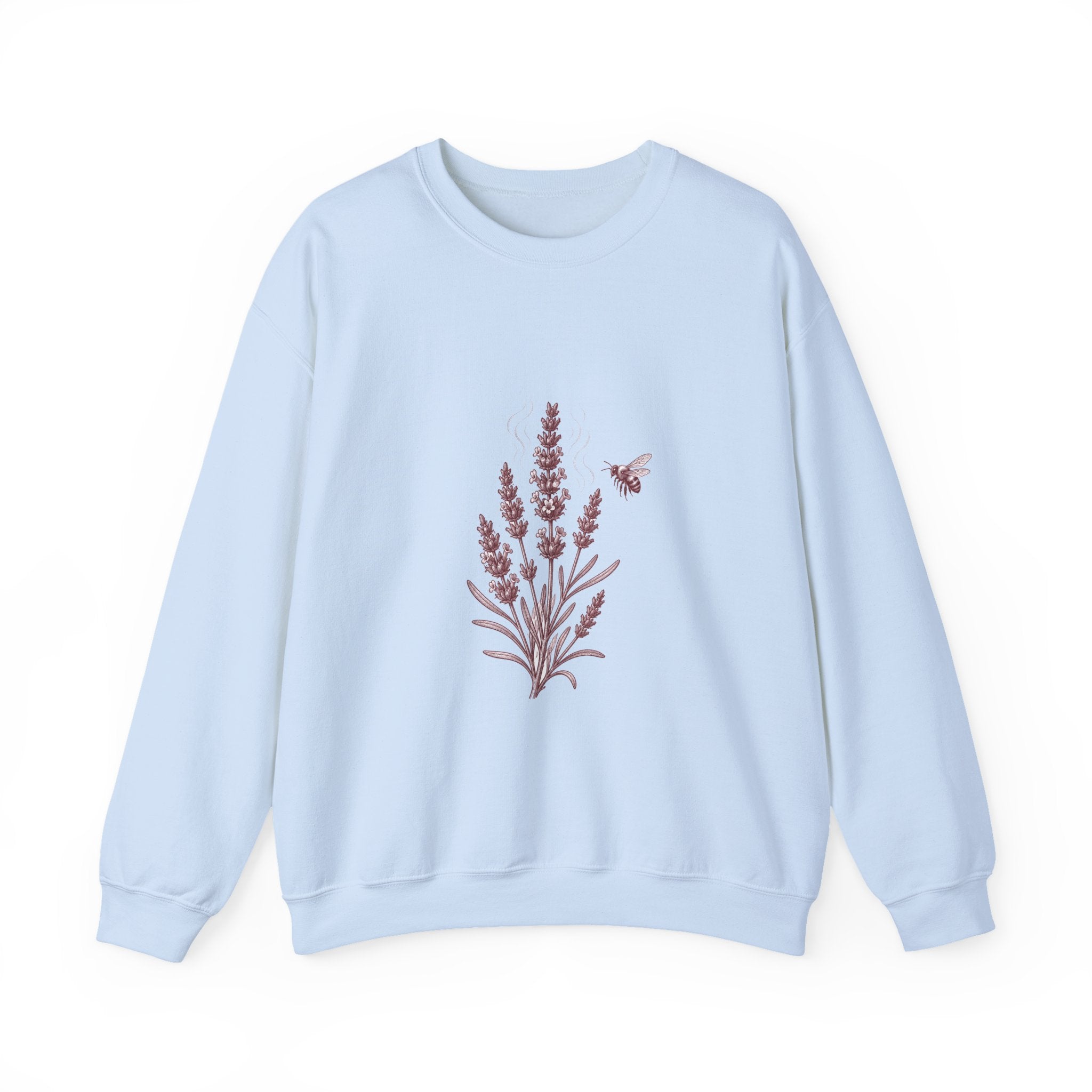 Matching Couple Sweatshirt - Lavender & Thistle Matching Couple Comfort Colors Crew Vintage Art His Hers Honeymoon Gift - Design A