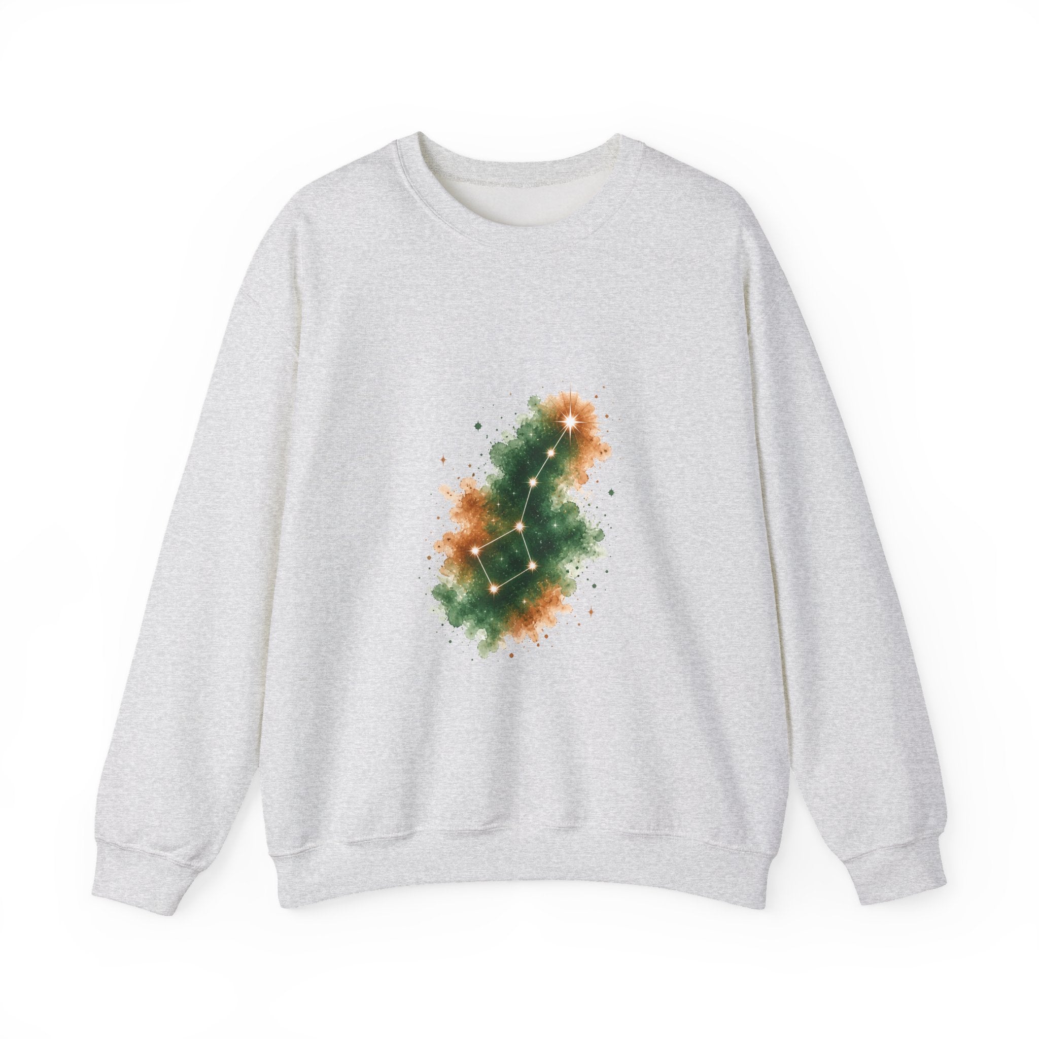 Matching Couple Sweatshirt - Big & Little Dipper Matching Couple Crewneck Sweatshirt Watercolor Art His Hers Engagement Gift - Design B
