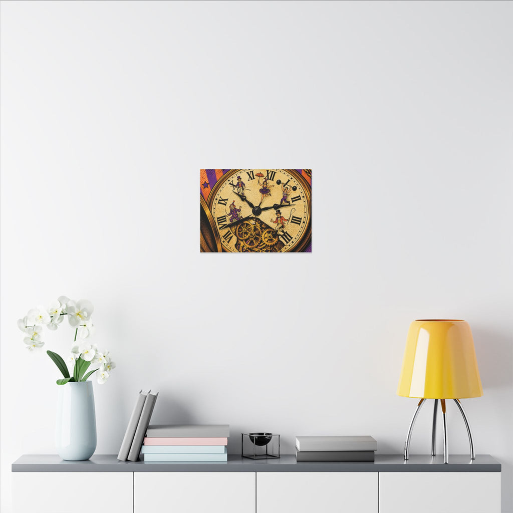 Pocket Watch Performers Wall Art Canvas 16×20 Pop Art Living Room Decor Maximalist Print