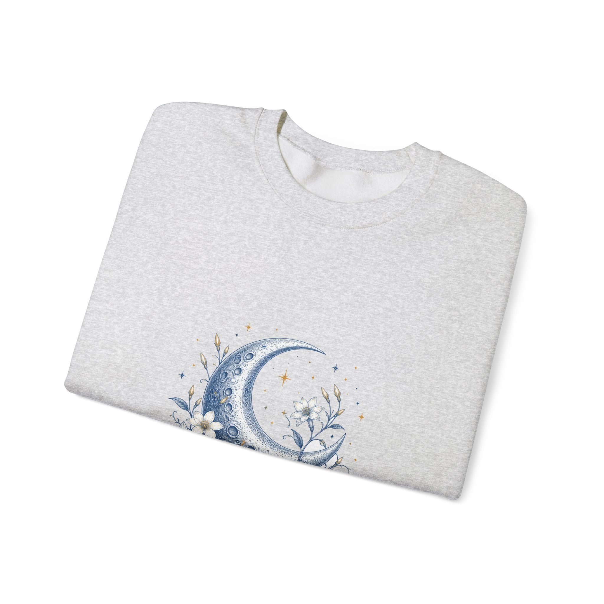 Matching Couple Sweatshirt - Sun & Moon Matching Couple Comfort Colors Crew Vintage Art His Hers Honeymoon Gift - Design A