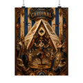 Playing Cards Tent Wall Art Poster 24×36 Baroque Studio Decor Maximalist Print