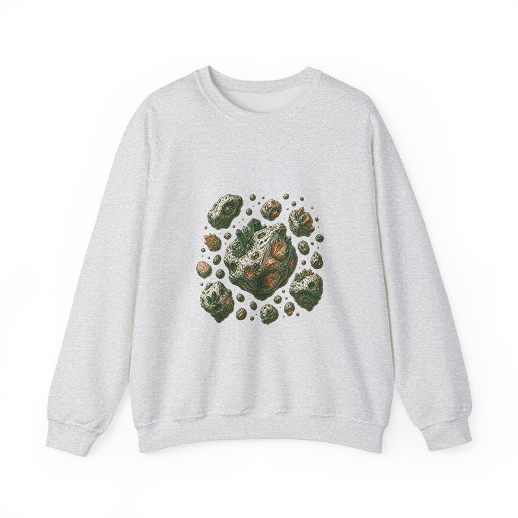 Matching Couple Sweatshirt - Comet & Asteroid Matching Couple Crewneck Sweatshirt Hand-Drawn Art His Hers Best Friend Gift - Design B