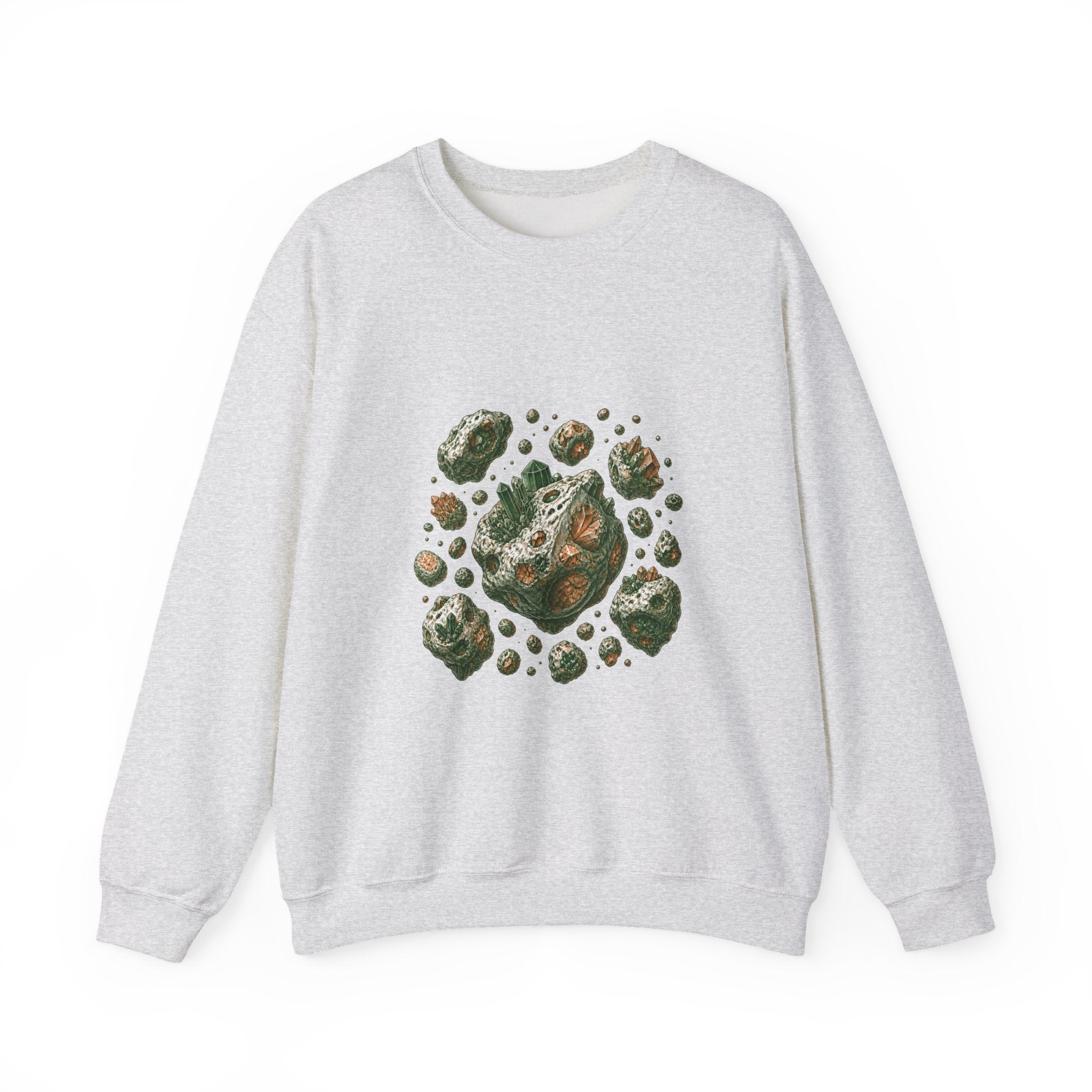 Matching Couple Sweatshirt - Comet & Asteroid Matching Couple Crewneck Sweatshirt Hand-Drawn Art His Hers Best Friend Gift - Design B