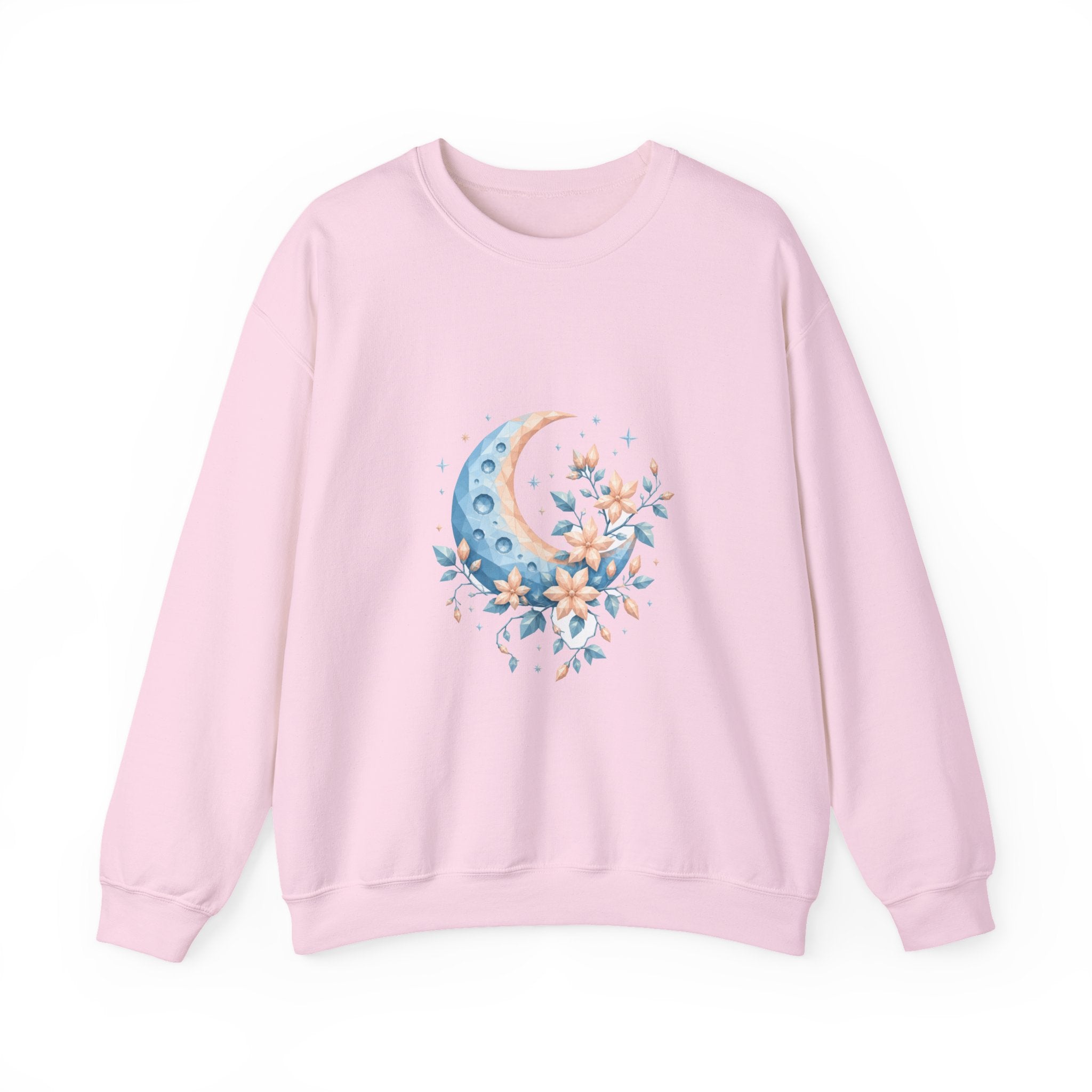 Matching Couple Sweatshirt - Sun & Moon Matching Couple Premium Fleece Sweatshirt Geometric Art His Hers Love Gift - Design A