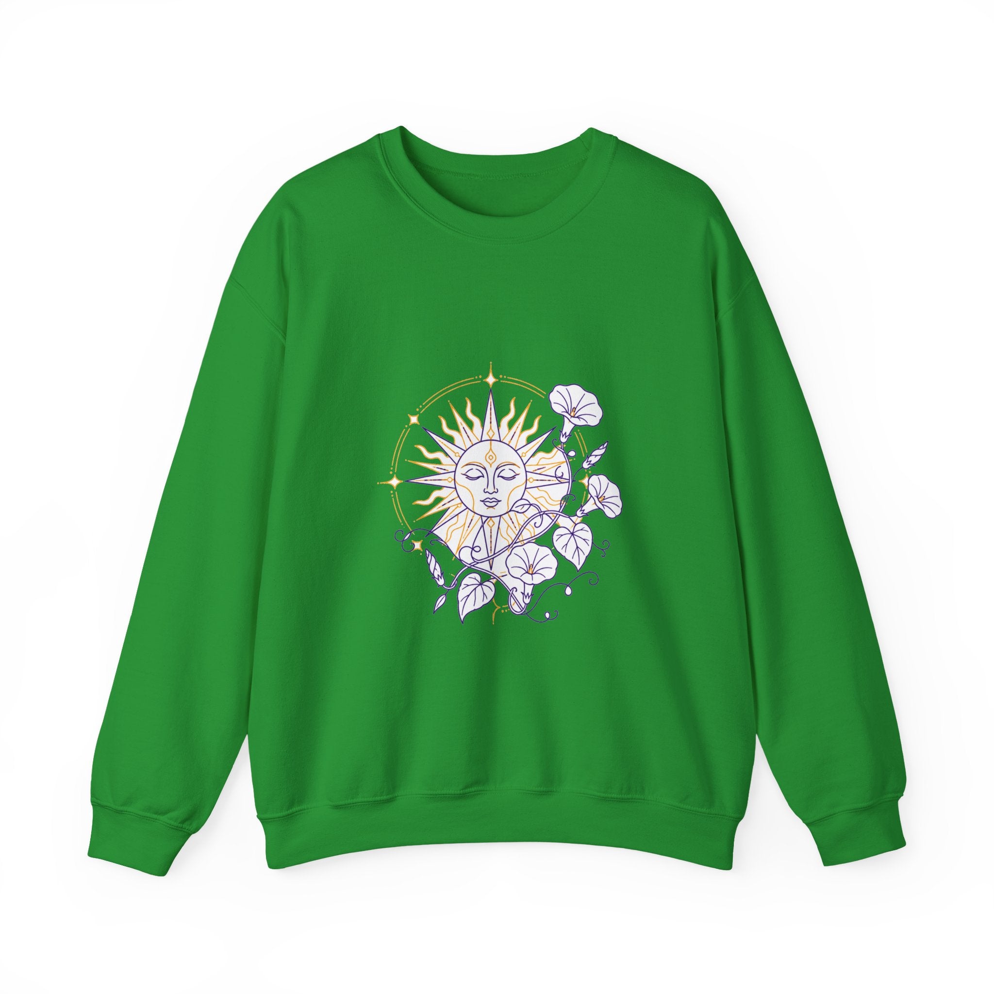 Matching Couple Sweatshirt - Sun & Moon Matching Couple Comfort Colors Crew Minimalist Art His Hers Christmas Gift - Design B