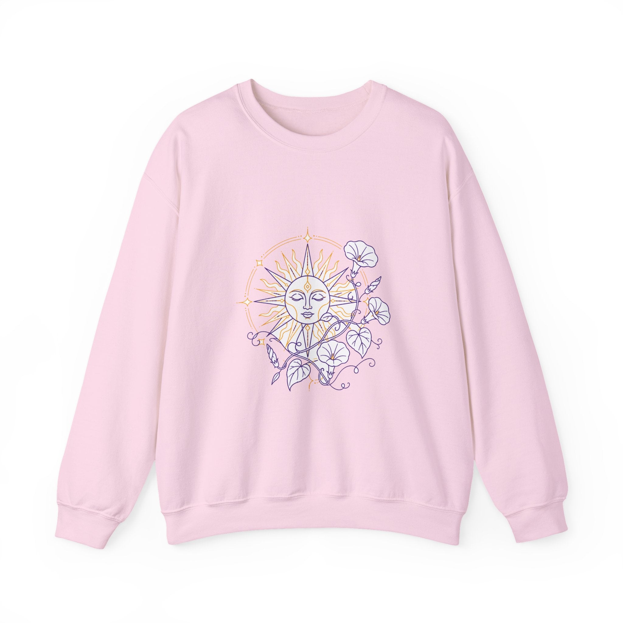 Matching Couple Sweatshirt - Sun & Moon Matching Couple Comfort Colors Crew Minimalist Art His Hers Christmas Gift - Design B