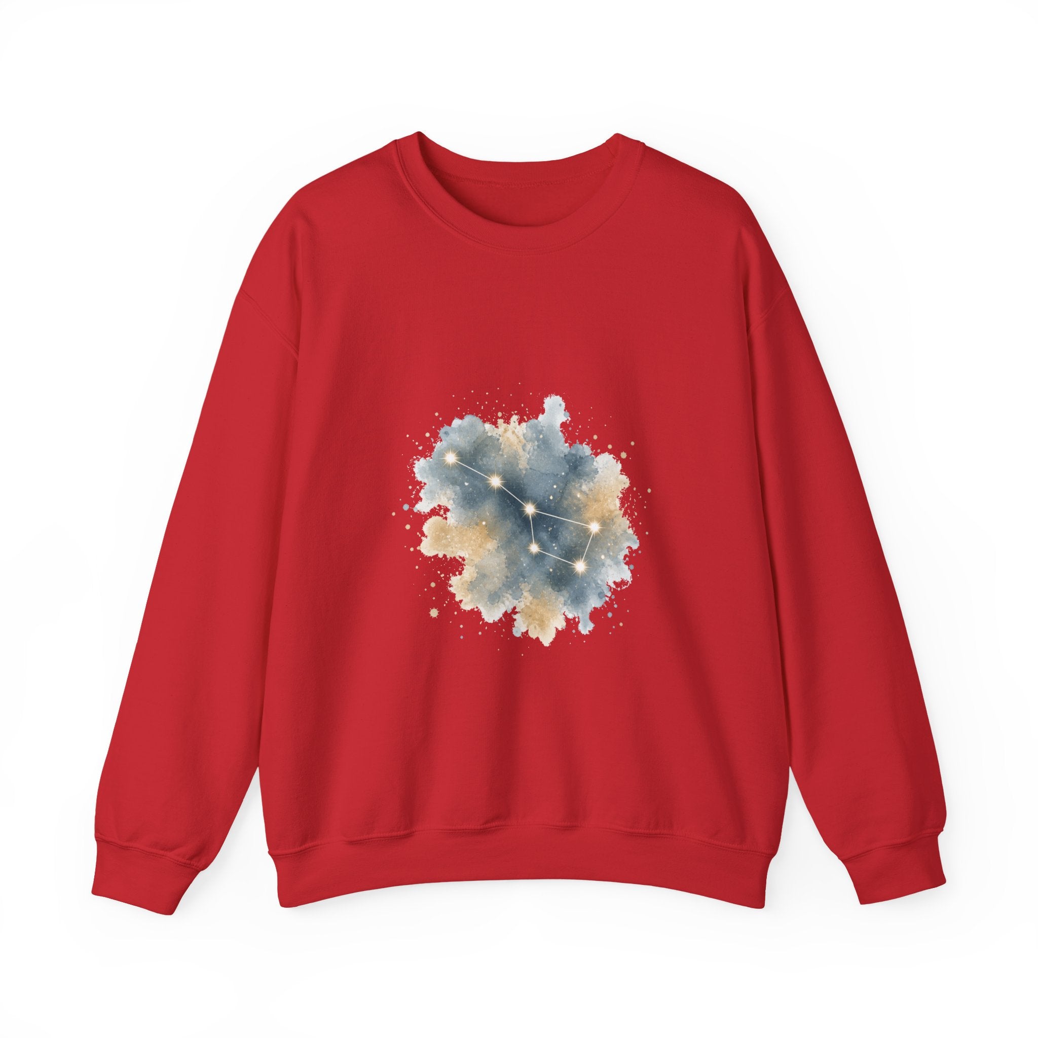 Matching Couple Sweatshirt - Big & Little Dipper Matching Couple Premium Fleece Sweatshirt Watercolor Art His Hers Birthday Gift - Design A