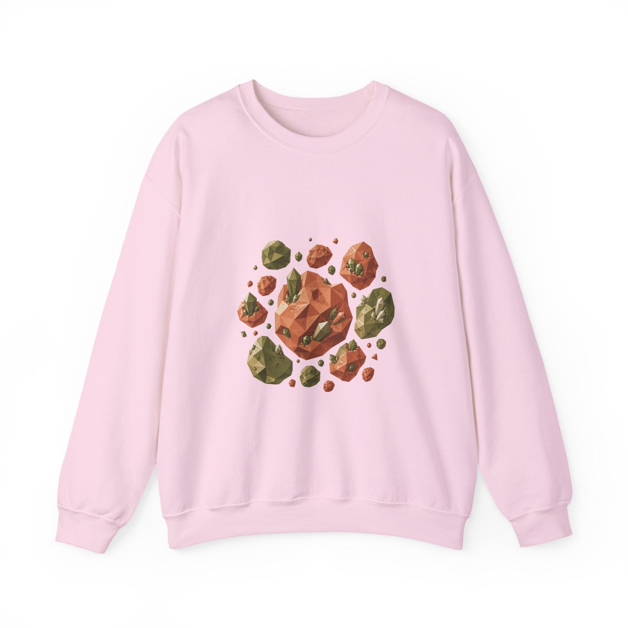 Matching Couple Sweatshirt - Comet & Asteroid Matching Couple Crewneck Sweatshirt Geometric Art His Hers Couple Gift - Design B