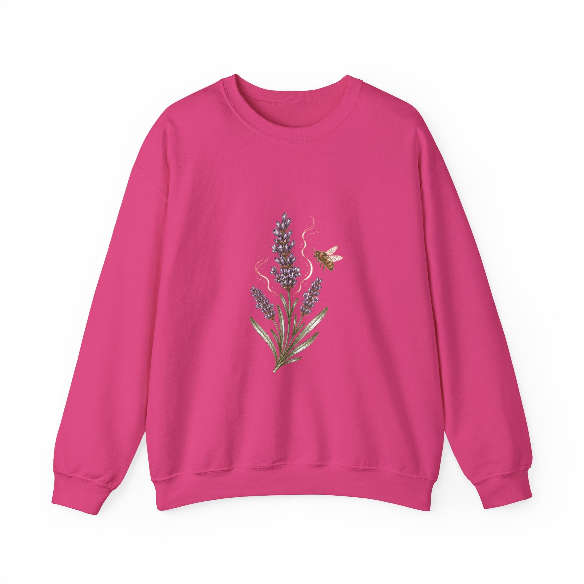 Matching Couple Sweatshirt - Lavender & Thistle Matching Couple Crewneck Sweatshirt Hand-Drawn Art His Hers Best Friend Gift - Design A