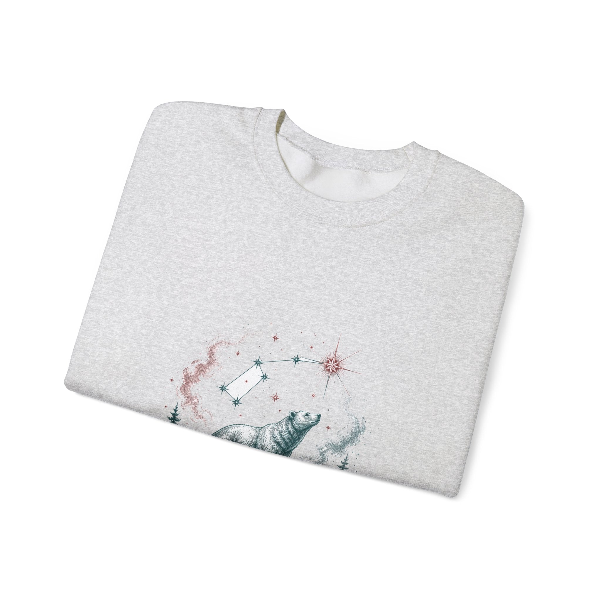 Matching Couple Sweatshirt - Big & Little Dipper Matching Couple Comfort Colors Crew Vintage Art His Hers Honeymoon Gift - Design B