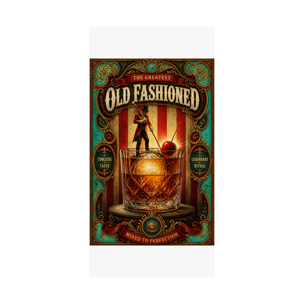 Old Fashioned Ringmaster Wall Art Poster 24×36 Baroque Studio Decor Maximalist Print