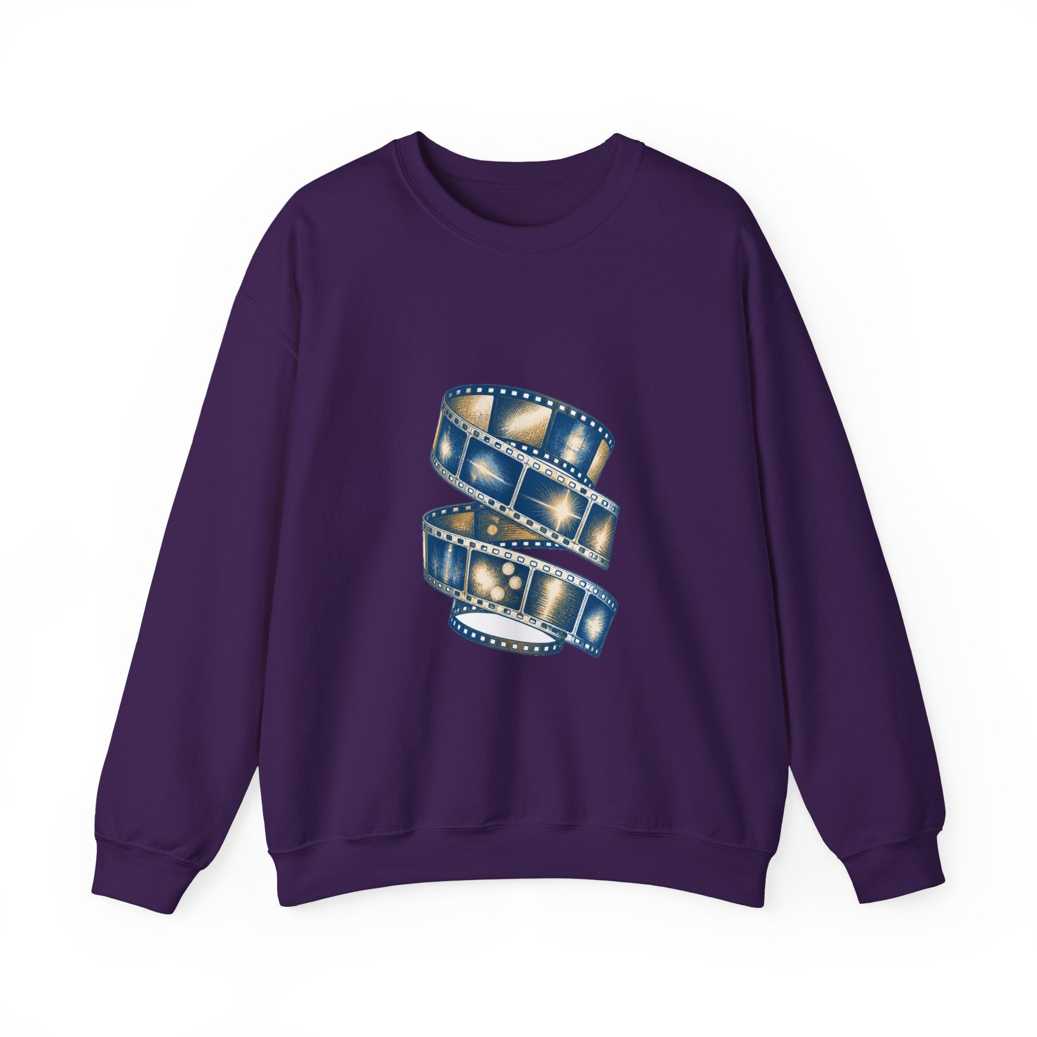 Matching Couple Sweatshirt - Camera & Film Matching Couple Crewneck Sweatshirt Hand-Drawn Art His Hers Best Friend Gift - Design B