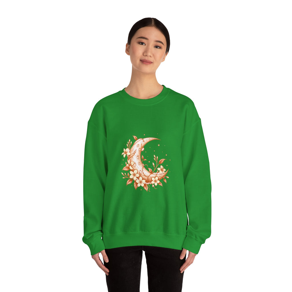 Matching Couple Sweatshirt - Sun & Moon Matching Couple Comfort Colors Crew Hand-Drawn Art His Hers Anniversary Gift - Design A