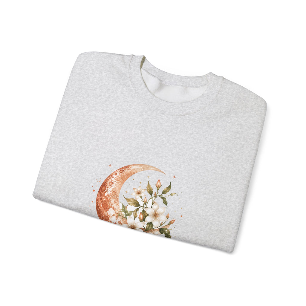 Matching Couple Sweatshirt - Sun & Moon Matching Couple Comfort Colors Crew Watercolor Art His Hers Birthday Gift - Design A
