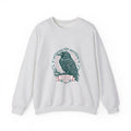 Matching Couple Sweatshirt - Huginn & Muninn Matching Couple Premium Fleece Sweatshirt Hand-Drawn Art His Hers Anniversary Gift - Design A
