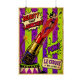 Lipstick Cannon Wall Art Poster 18×24 Pop Art Living Room Decor Maximalist Print