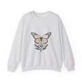 Matching Couple Sweatshirt - Butterfly & Moth Matching Couple Premium Fleece Sweatshirt Geometric Art His Hers Love Gift - Design A