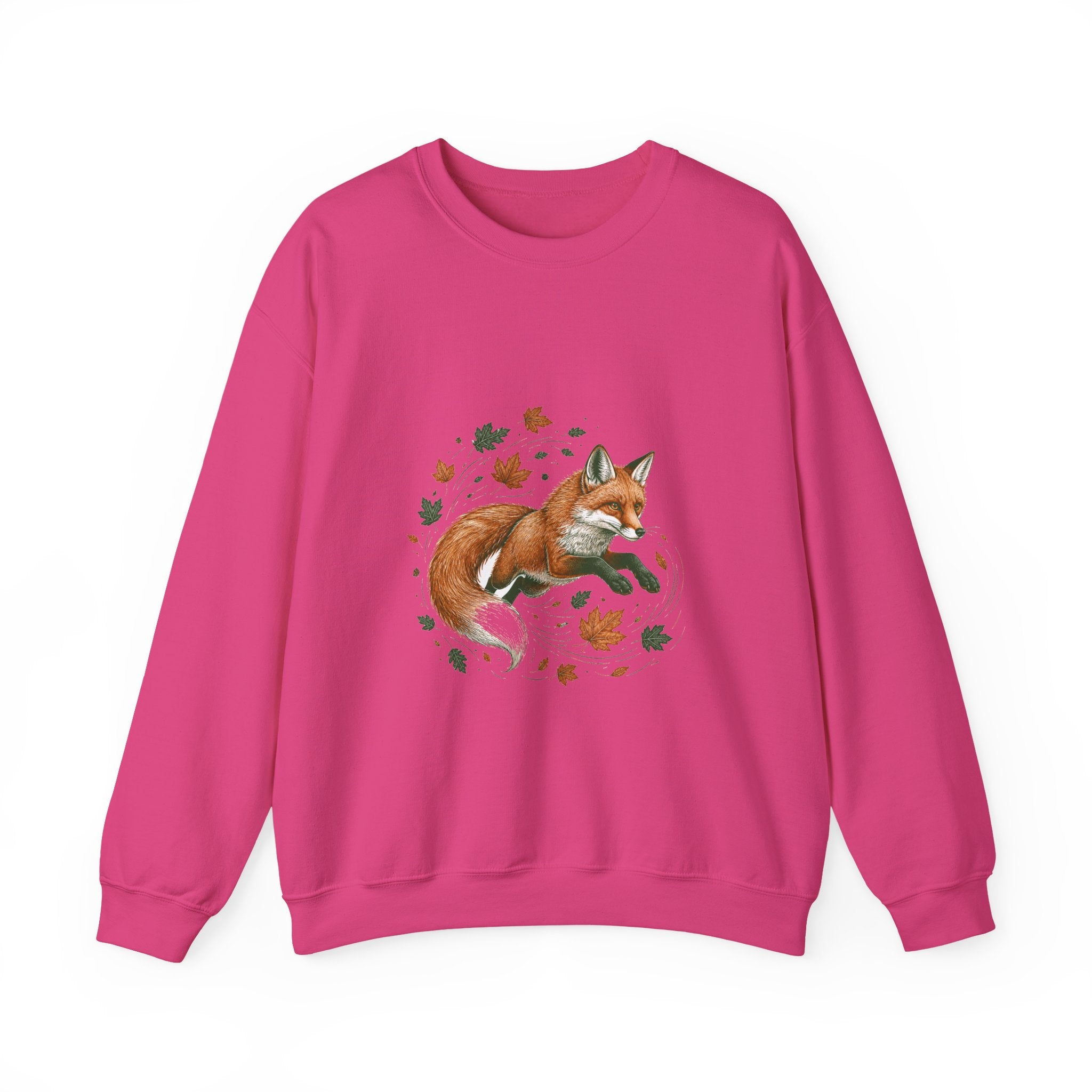 Matching Couple Sweatshirt - Fox & Rabbit Matching Couple Comfort Colors Crew Hand-Drawn Art His Hers Anniversary Gift - Design A