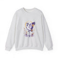 Matching Couple Sweatshirt - Tiger & Crane Matching Couple Premium Fleece Sweatshirt Hand-Drawn Art His Hers Anniversary Gift - Design B