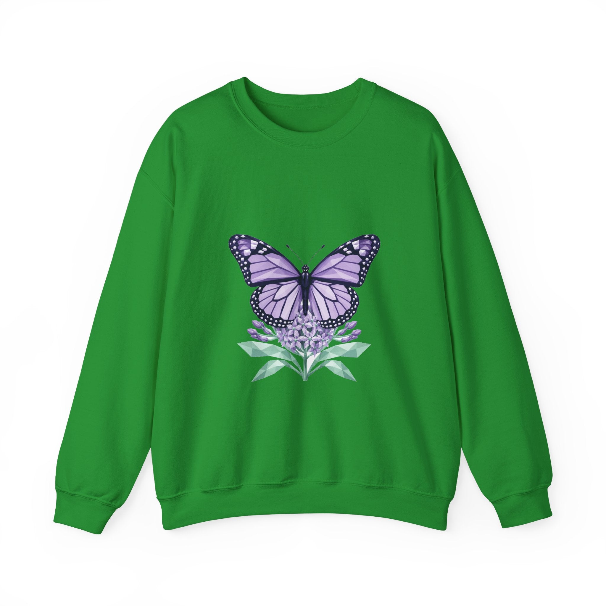 Matching Couple Sweatshirt - Butterfly & Moth Matching Couple Comfort Colors Crew Geometric Art His Hers Love Gift - Design A