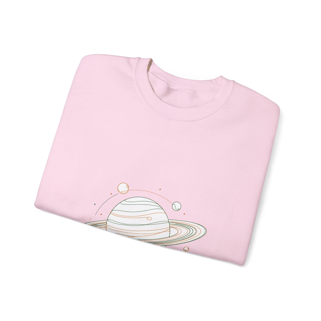 Matching Couple Sweatshirt - Saturn & Jupiter Matching Couple Comfort Colors Crew Minimalist Art His Hers Christmas Gift - Design A