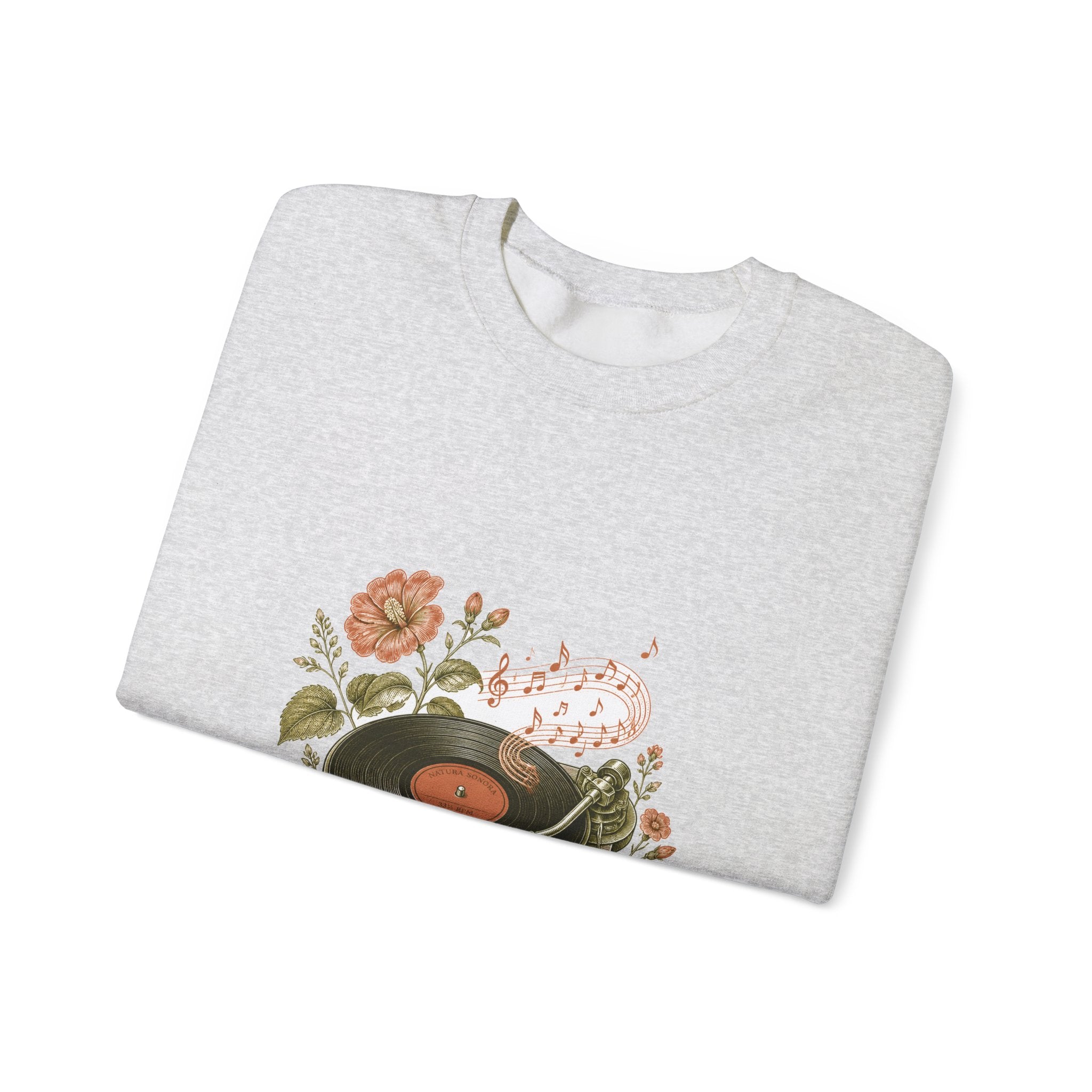 Matching Couple Sweatshirt - Vinyl & Cassette Matching Couple Premium Fleece Sweatshirt Vintage Art His Hers Honeymoon Gift - Design A