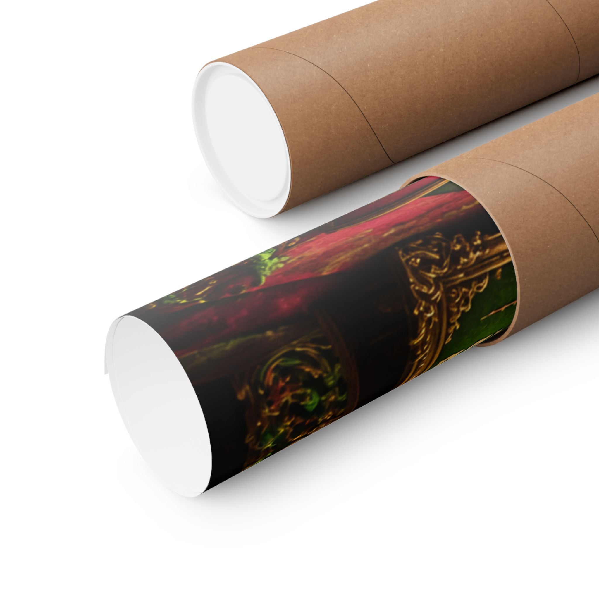 Lipstick Cannon Wall Art Poster 18×24 Baroque Home Office Decor Maximalist Print