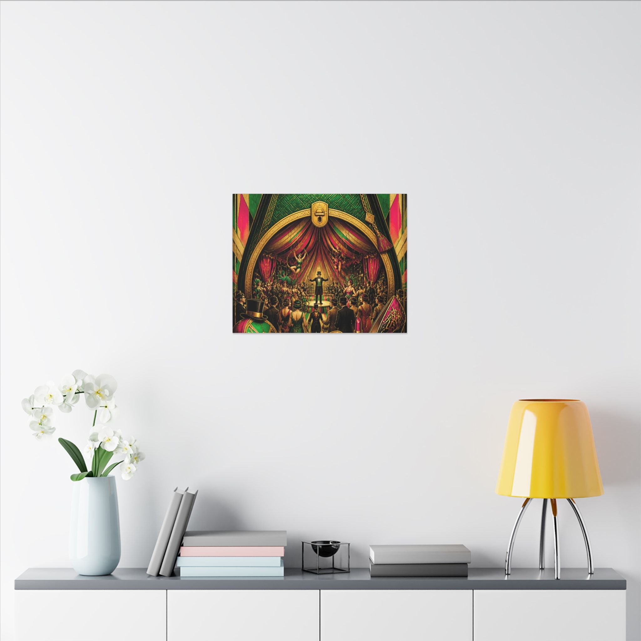 Handbag Big Top Wall Art Canvas 24×36 Art Deco Bar Area Decor Maximalist Print