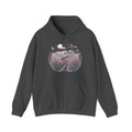 Matching Couple Sweatshirt - Lavender Fields & Canyon Matching Couple Hooded Sweatshirt Hand-Drawn Art His Hers Best Friend Gift - Design A