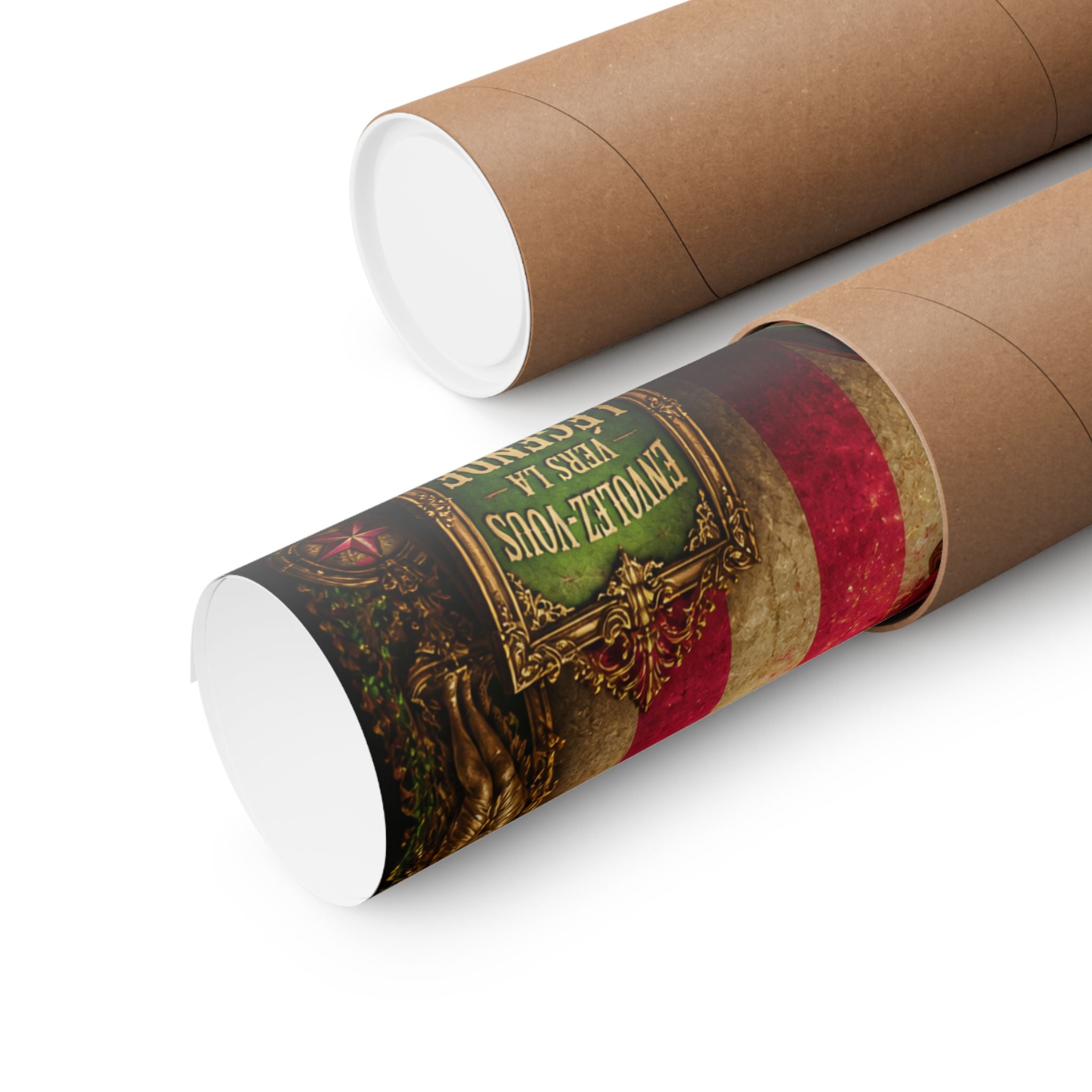 Lipstick Cannon Wall Art Poster 18×24 Baroque Home Office Decor Maximalist Print