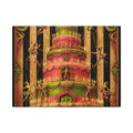Birthday Cake Trapeze Wall Art Canvas 24×36 Baroque Studio Decor Maximalist Print
