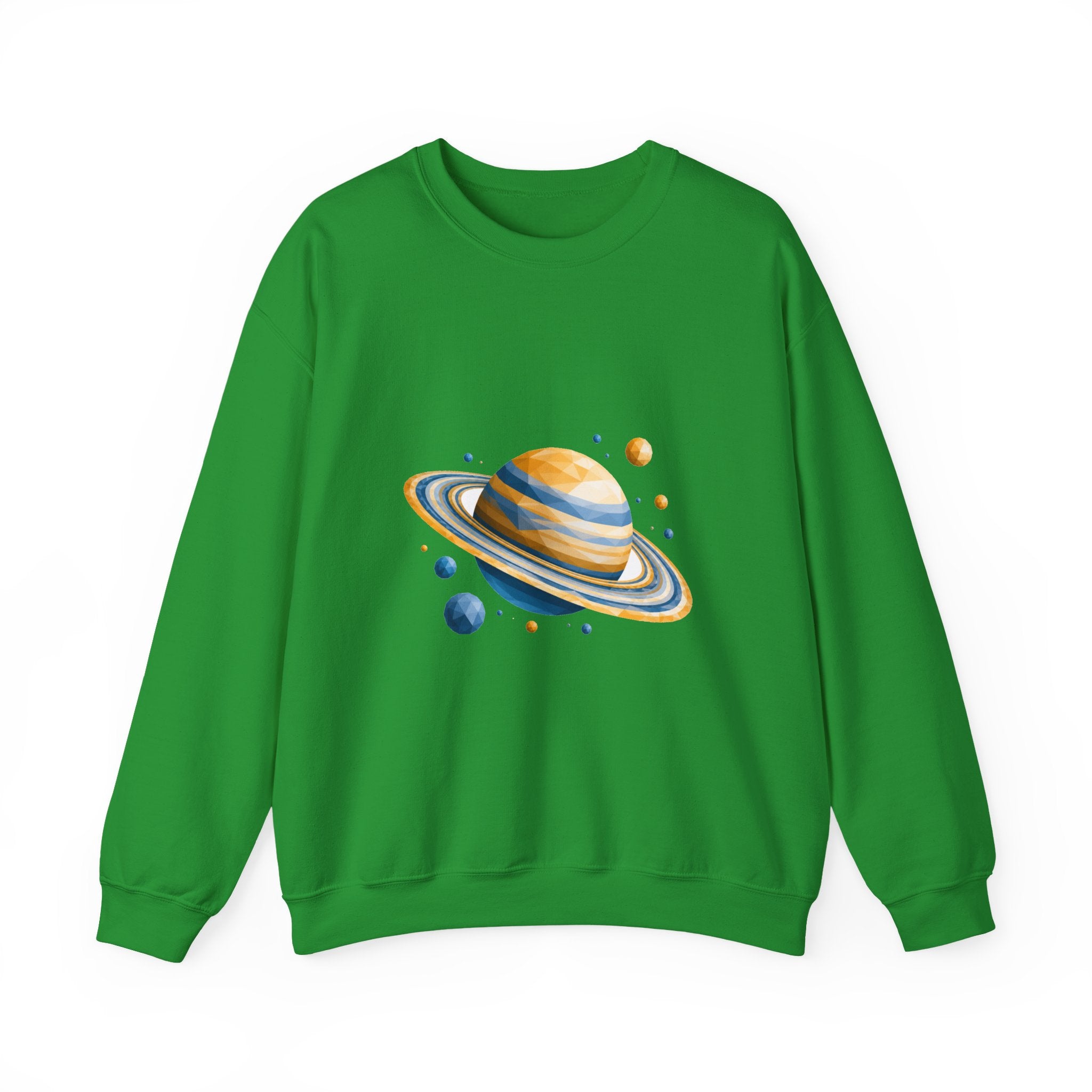 Matching Couple Sweatshirt - Saturn & Jupiter Matching Couple Comfort Colors Crew Geometric Art His Hers Love Gift - Design A