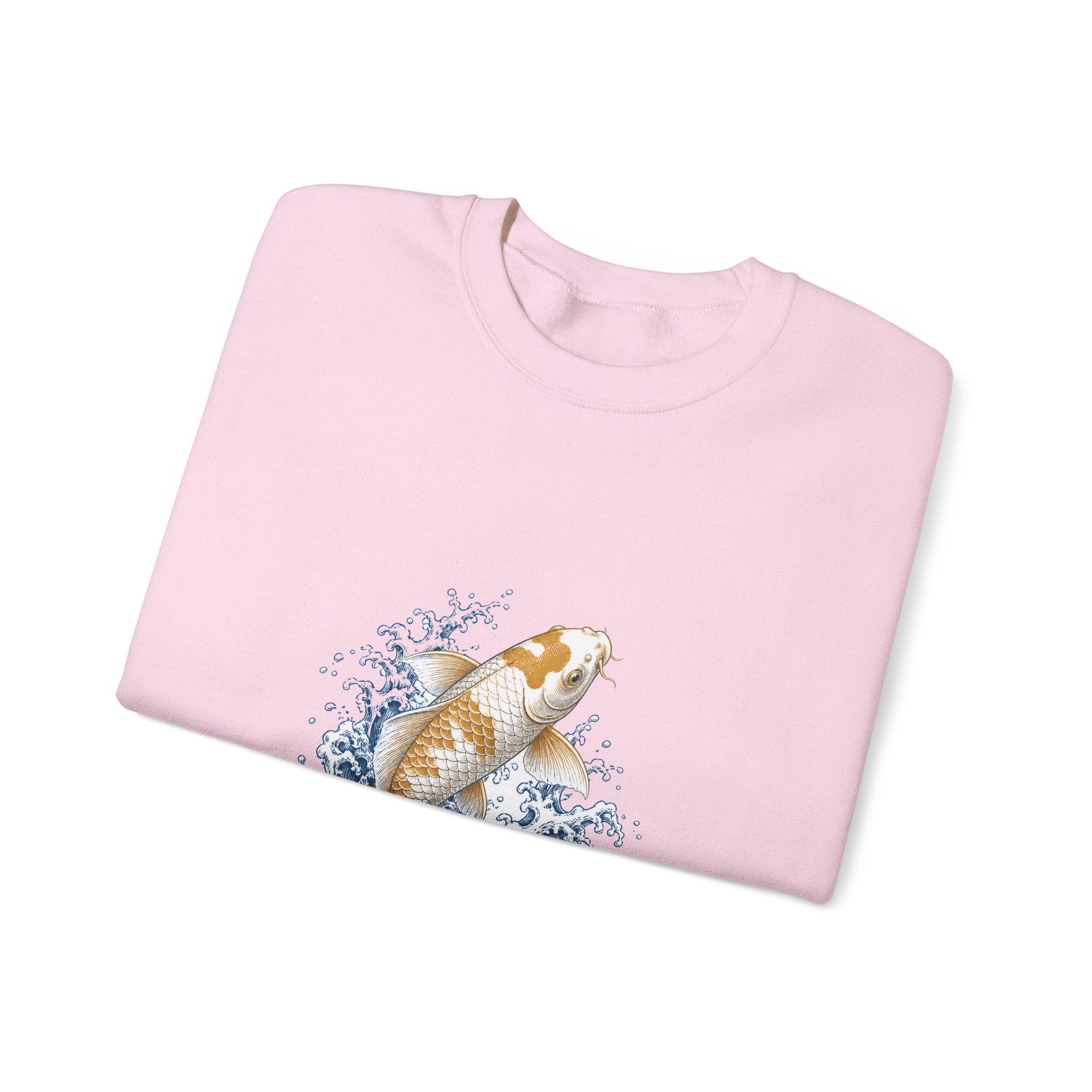 Matching Couple Sweatshirt - Koi Fish Yin Yang Matching Couple Premium Fleece Sweatshirt Vintage Art His Hers Honeymoon Gift - Design A