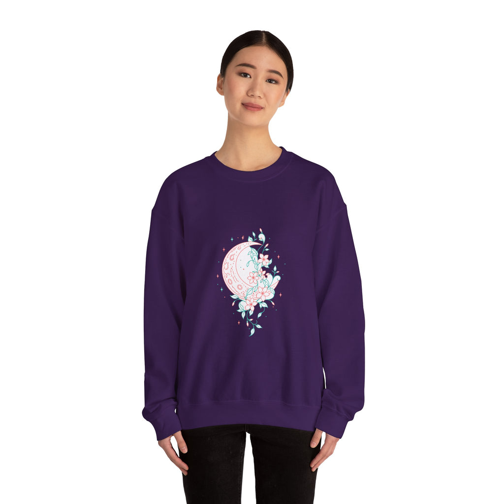 Matching Couple Sweatshirt - Sun & Moon Matching Couple Premium Fleece Sweatshirt Minimalist Art His Hers Christmas Gift - Design A