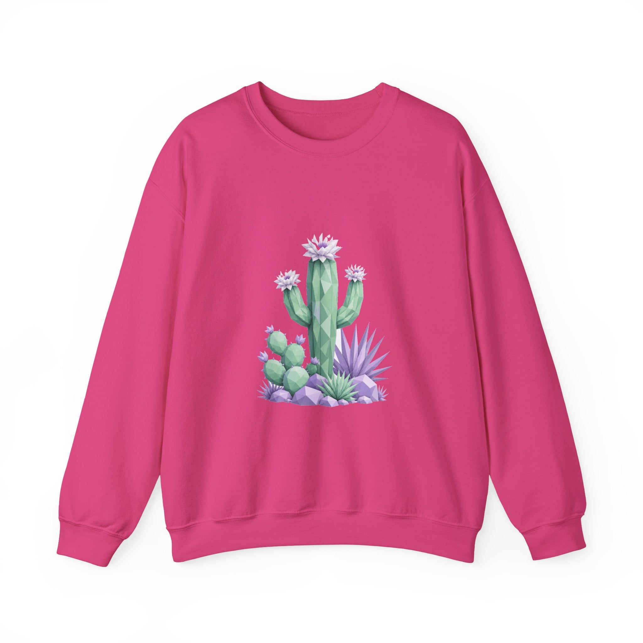 Matching Couple Sweatshirt - Desert & Rainforest Matching Couple Premium Fleece Sweatshirt Geometric Art His Hers Love Gift - Design A
