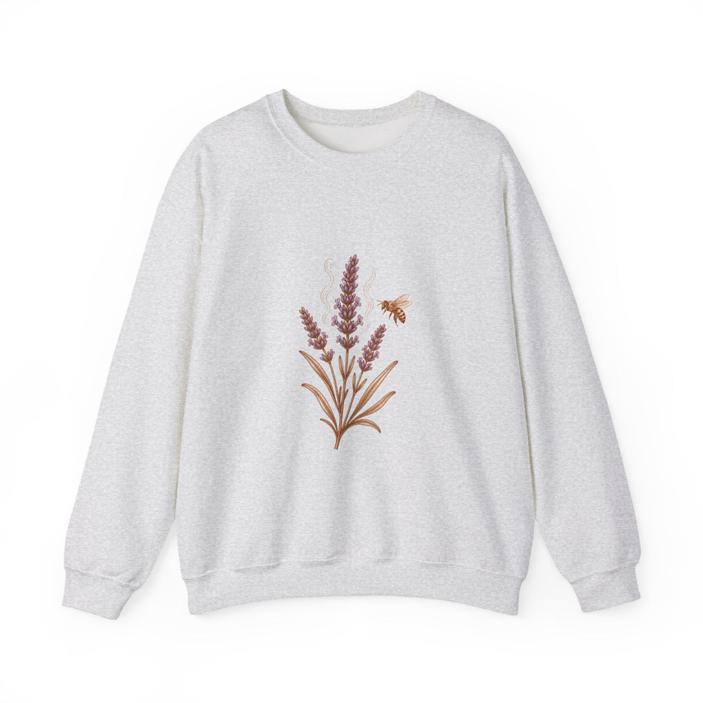 Matching Couple Sweatshirt - Lavender & Thistle Matching Couple Crewneck Sweatshirt Vintage Art His Hers Wedding Gift - Design A