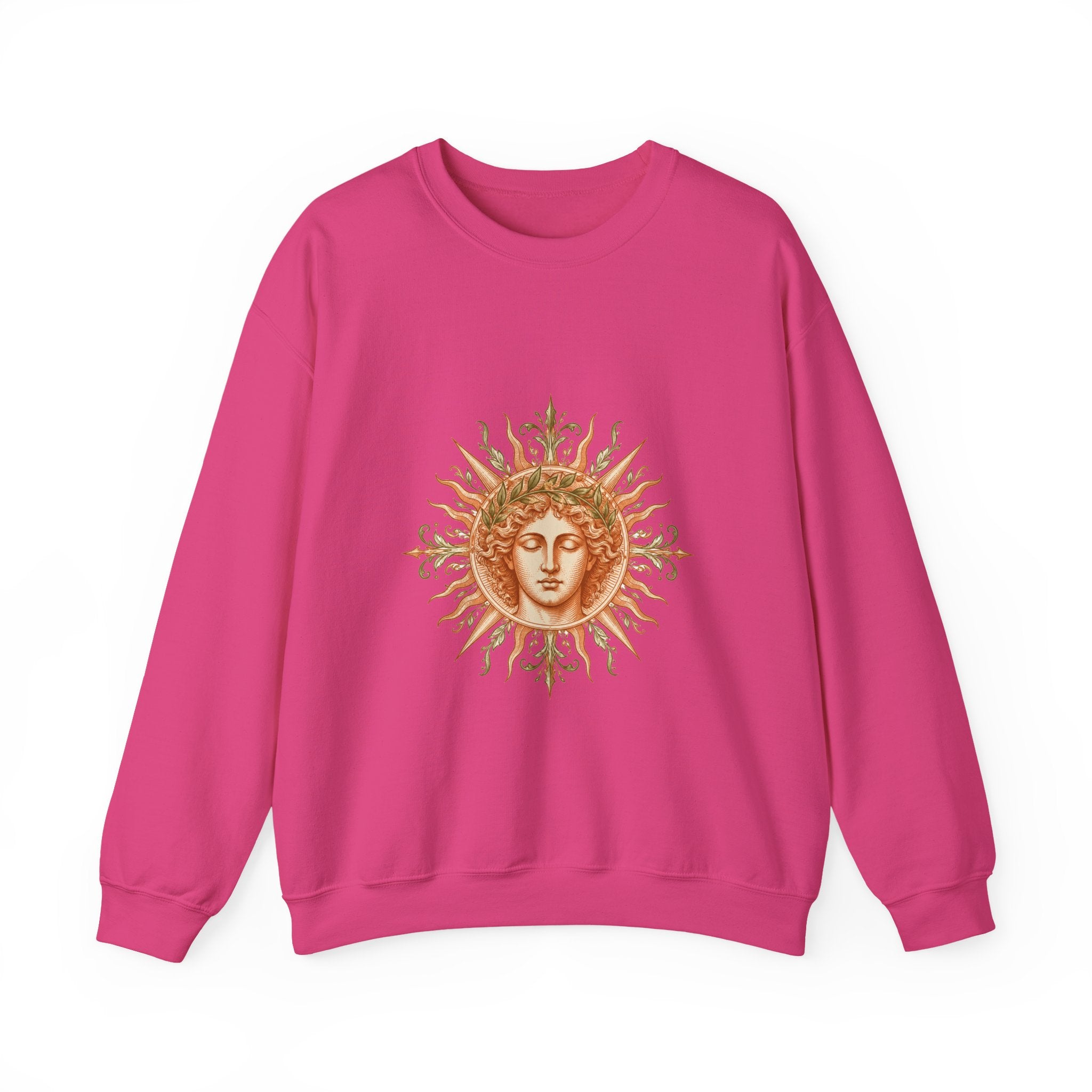 Matching Couple Sweatshirt - Helios & Selene Matching Couple Crewneck Sweatshirt Vintage Art His Hers Wedding Gift - Design A