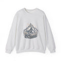 Matching Couple Sweatshirt - Mountain & Ocean Matching Couple Crewneck Sweatshirt Vintage Art His Hers Wedding Gift - Design A