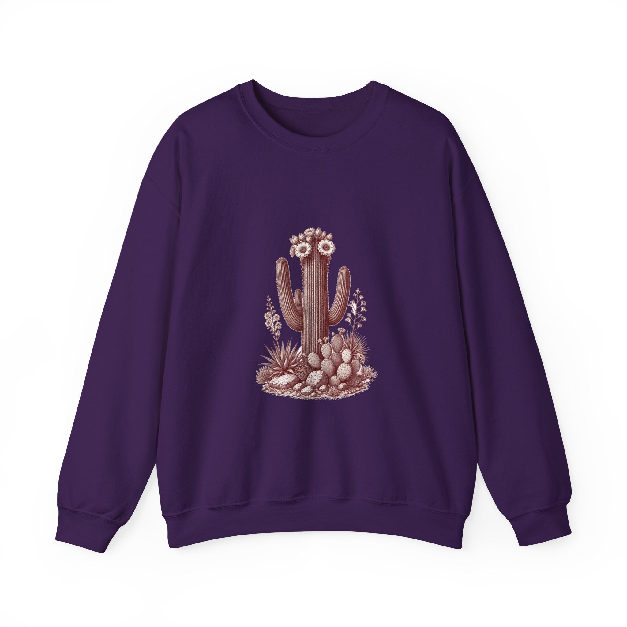 Matching Couple Sweatshirt - Desert & Rainforest Matching Couple Comfort Colors Crew Vintage Art His Hers Honeymoon Gift - Design A