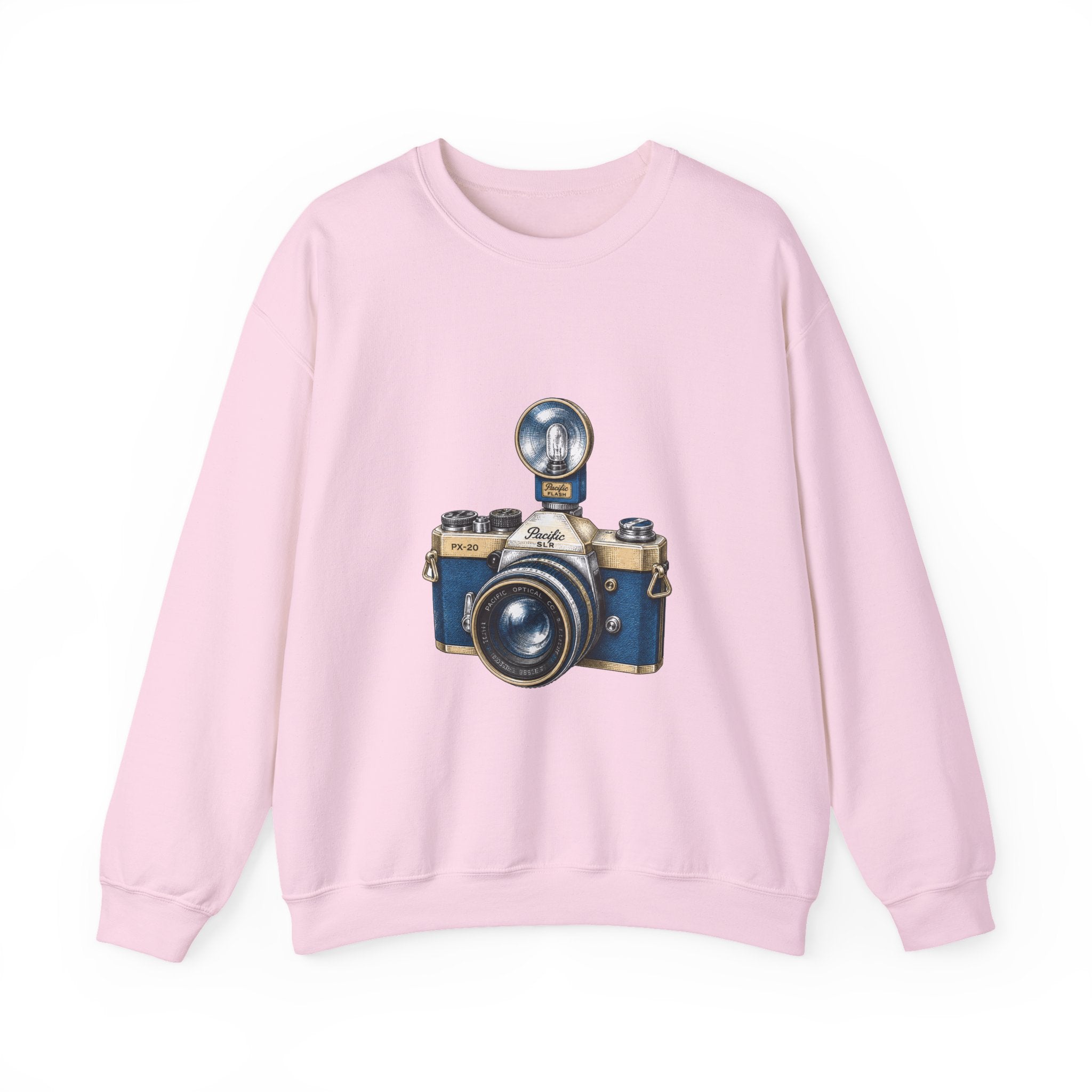 Matching Couple Sweatshirt - Camera & Film Matching Couple Crewneck Sweatshirt Hand-Drawn Art His Hers Best Friend Gift - Design A