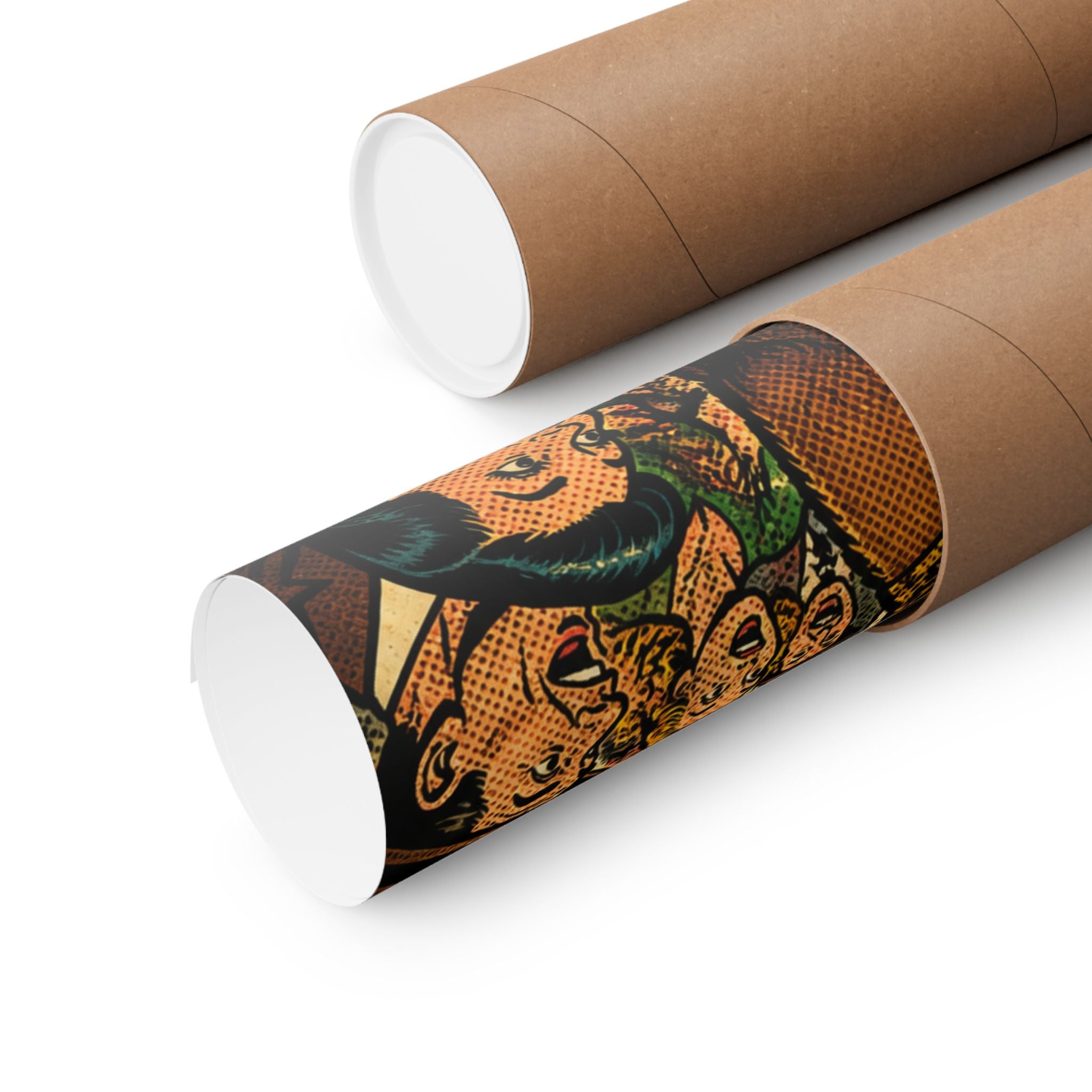 Strongman Bear Wall Art Poster 24×36 Pop Art Restaurant Decor Maximalist Print